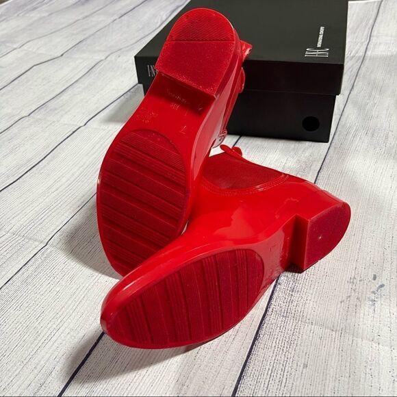 INC Raelynn Red Rain Boots - Picture 6 of 7